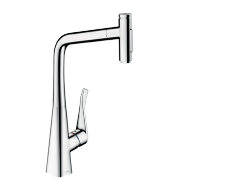 HANSGROHE Metris Select M71 Monomando de cocina 320, ducha extraíble, 2jet, sBox