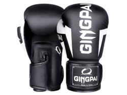 Guantes De Boxeo Chrui De 10 Oz Para Trabajo En Saco Pesado, Kickboxing, Muay Thai (negro/blanco)