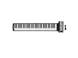 Teclado Piano Roll Up Portátil De 61 Teclas Silicona Con Altavoz Integrado Para Niños Y Adultos