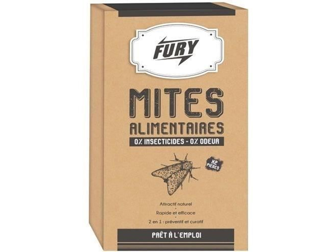Juego de 2 trampas para polillas de comida Fury