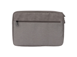 Bolso portátil para portátil de 14 pulgadas con asa, material textil impermeable, gris (S)