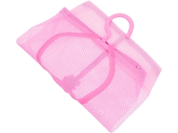 Paquete Almacenamiento Colgante Nailon Pinzas Ventilación Ahorro Espacio Decoración Hogar Perchas Rosa Ropa