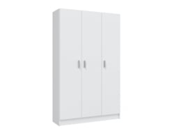 Armario multiusos de 3 puertas Blanco 180cm x 180 x 37cm cm
