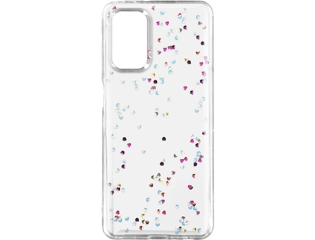 Funda Samsung Galaxy A32 5G AVIZAR Purpurina (Transparente)