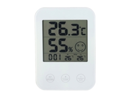 Termómetro De Ambiente Con Sensor De Humedad Y Gran Pantalla Lcd Para Dormitorio/oficina.