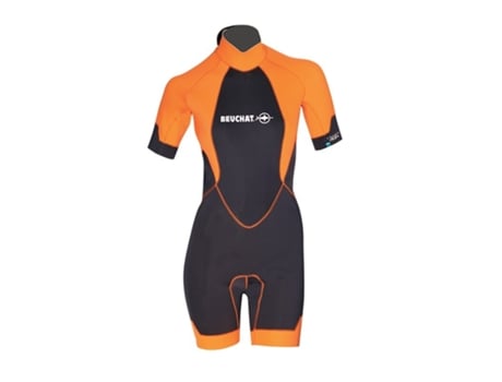 Traje de Mujer para Buceo BEUCHAT Mm Naranja (XS)