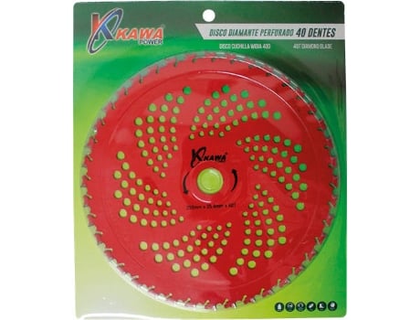 Disco Cuchilla de Widia KAWAPOWER con 40 Puntas para Desbrozadora Kawapower