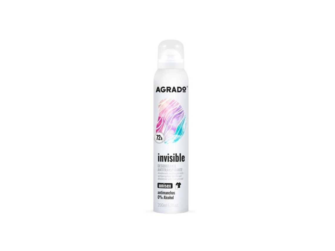 Desodorante antitranspirante en spray invisible 200 ml