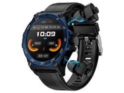 Reloj inteligente 2 en 1 Lc18 con pantalla AMOLED de 1,53 pulgadas y monitor de frecuencia cardíaca, auriculares Bluetooth TWS, bicicleta eléctrica Ly