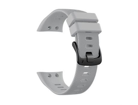 Correa de Silicona hebilla negra para Garmin Forerunner 45 - canoso