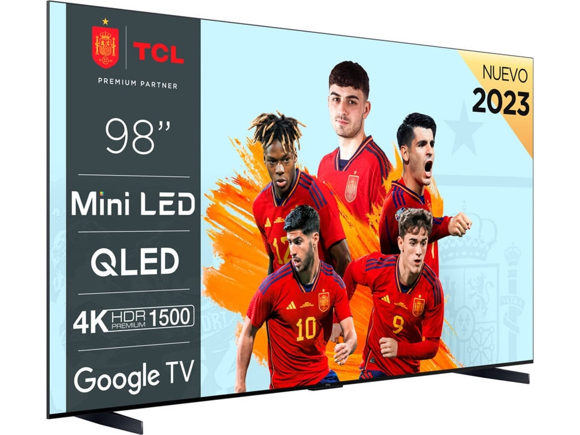 TV MiniLed TCL 98C805 4K QLED + Google TV