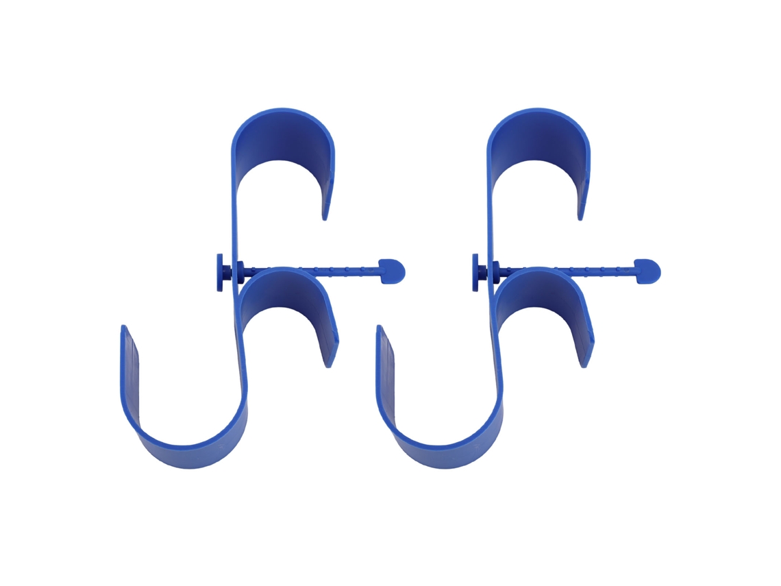 Ganchos para cerca de piscina, soportes para varias palas (2 unidades)
