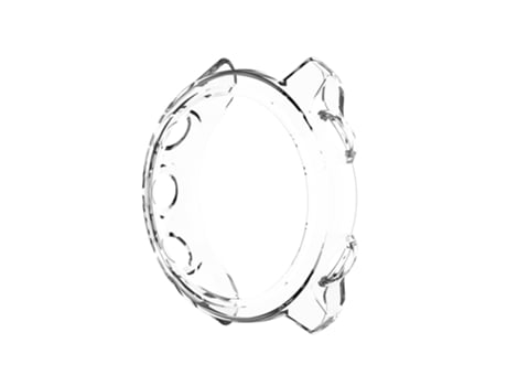 Funda protectora de silicona para reloj inteligente Garmin Forerunner 245/245M (blanco transparente)