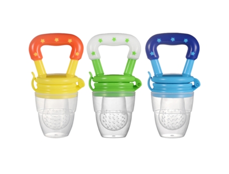 Chupete alimentador de frutas para bebés, paquete de 3, alimentador de alimentos frescos, estilo 4 JEDBESETZT
