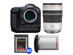 Canon Eos R3 + Rf 70-200mm F/4 L Is Usm + 2 Sandisk 128gb Extreme Pro Cfexpress Type B + Canon Lp-e19 + Ebook “20 Consejos Para Fotos Que Impactan”