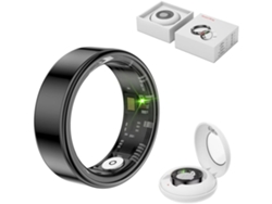 Anillo inteligente rastreador de salud anillo de salud para hombres y mujeres anillo de sueño con batería de larga duración rastreador de ejercicios impermeable NISSGU