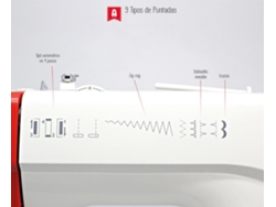 Máquina de coser automática eléctrica Alfa Basic 720