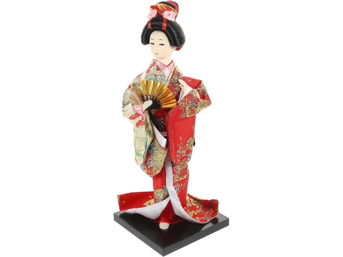 Decoración Muñeca Japonesa Geisha Kimono