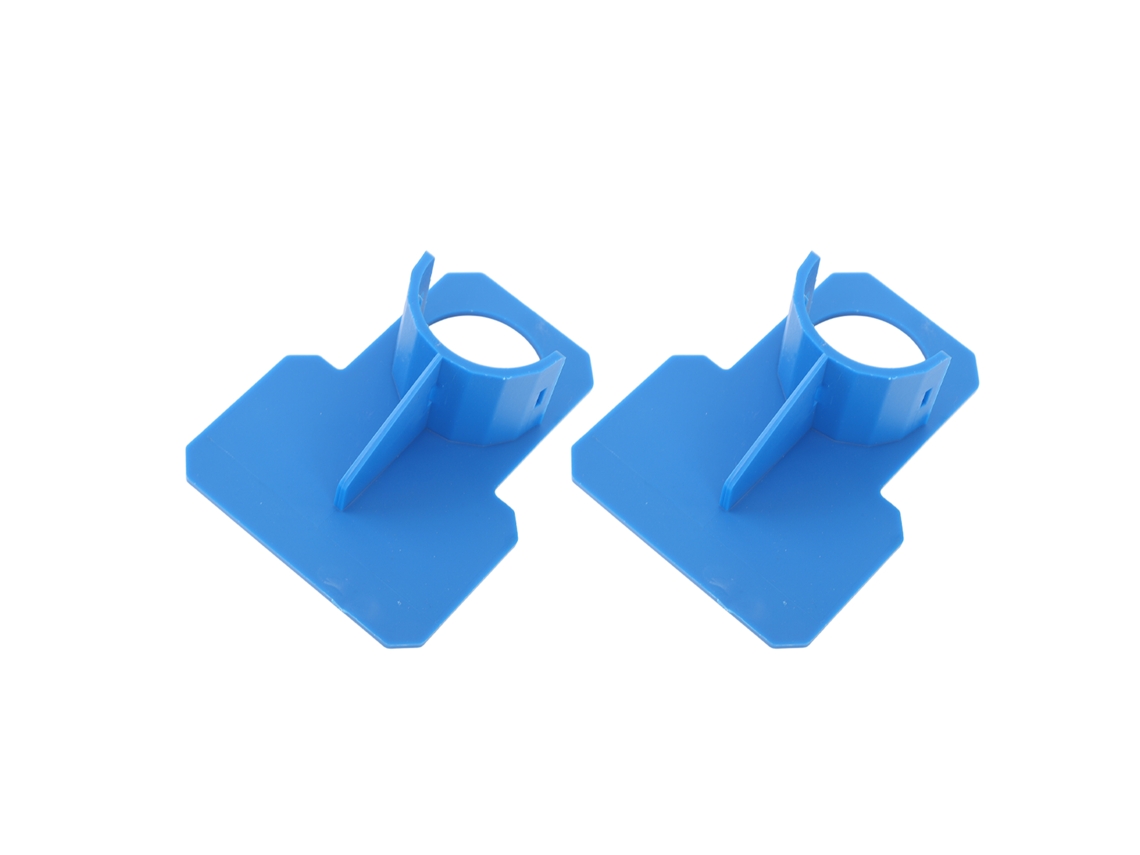 Soporte de Manguera para Piscina Enterrada con Soporte Azul 2 unidades