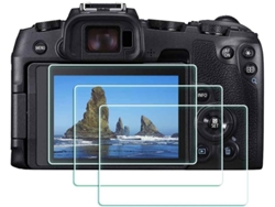 Protector de pantalla de cristal templado 9H para cámaras Canon EOS RP CUICH (paquete de 3)