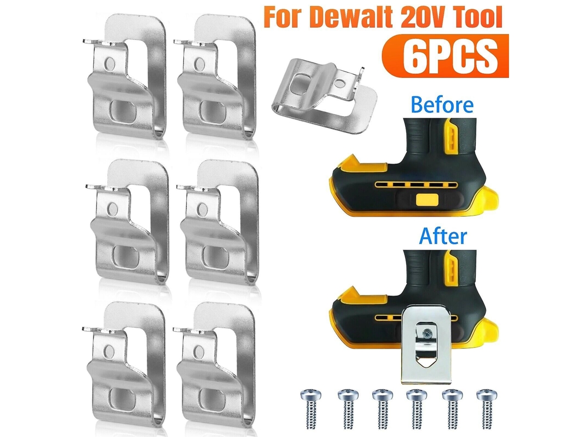Juego De 6 Ganchos De Repuesto Para Cinturón Para Herramientas Dewalt De 20 V Dcd980, Dcd985 Y Dcd980l2.