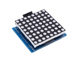 Módulo De Controle De Matriz Led 8x8 64 Bits Painel Com Interface Spi Dc5v Para Computadores De Placa Única