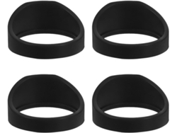 Juego De 4 Protectores Oculares: Goma Para Microscopios, Vasos,