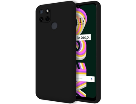 Carcasa Realme C21Y / C25Y TUMUNDOSMARTPHONE Silicona Líquida Negro