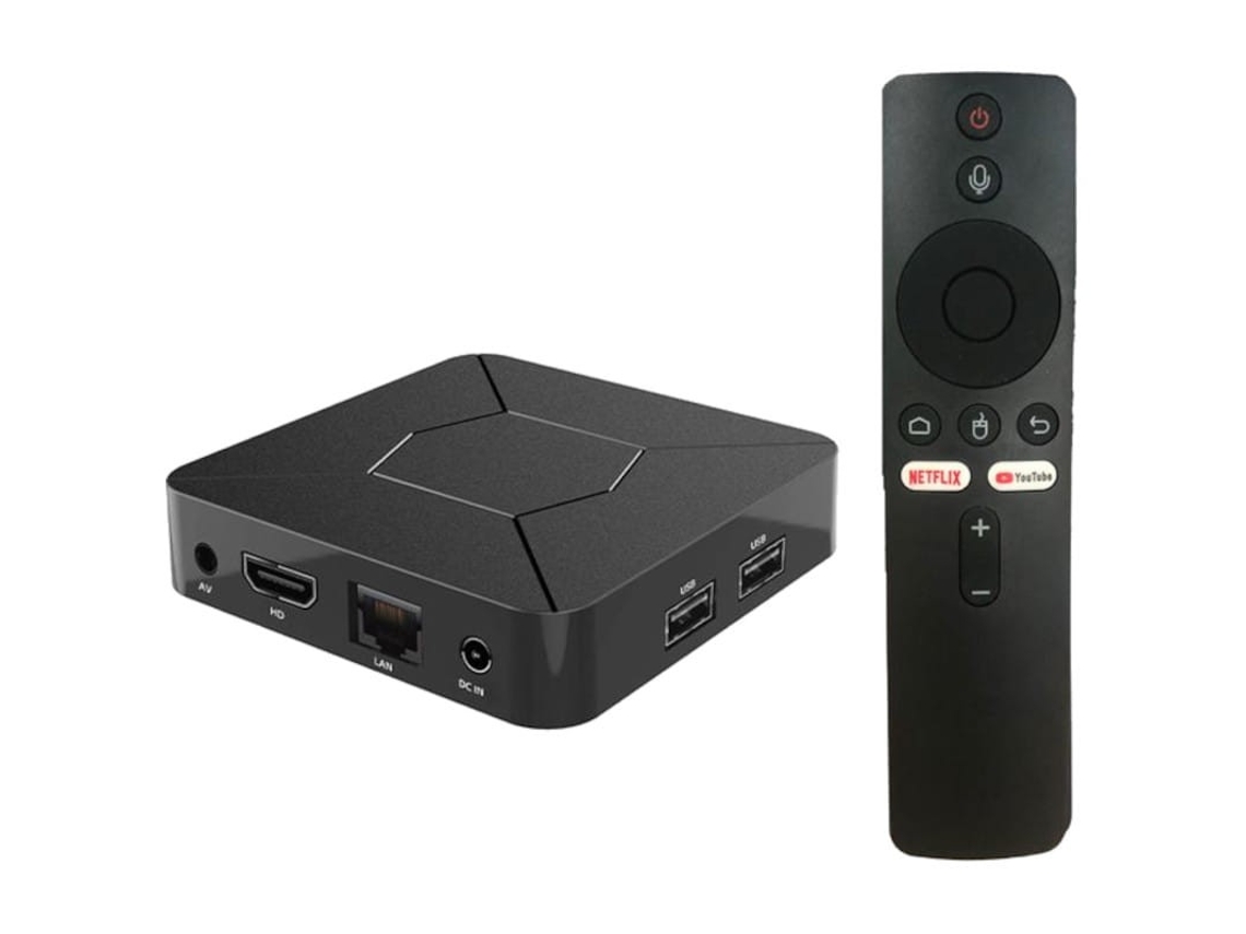 Q5 Iatv H313 2Gb/8Gb Dual Wifi Control De Voz Android 10 Certificado Android Tv OEM