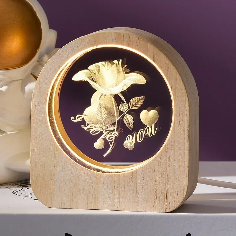 (rosa) Ornamento De Mesa Em Cristal Astronômico Com Gravação A Laser 3d Do Sistema Solar