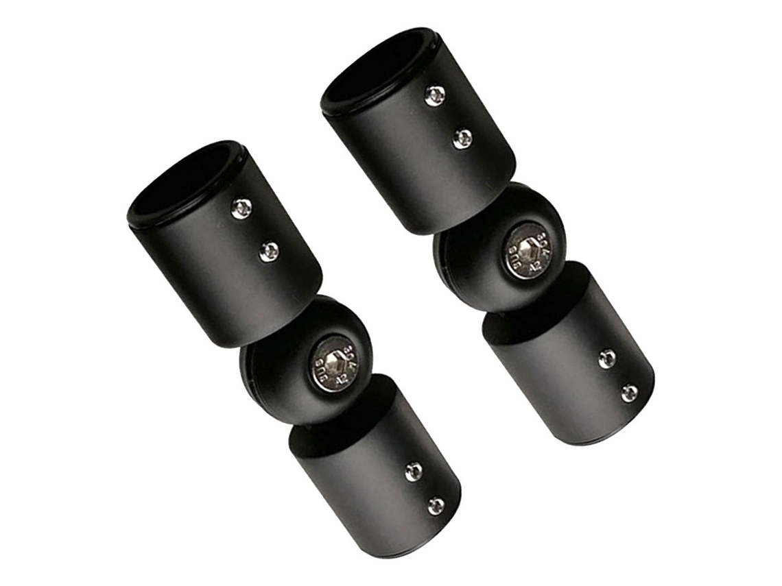 Conector de esquina para barra de cortina, puerta de 25 mm