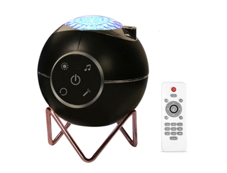 Proyector WiFi inteligente de luz nocturna, proyector de luz de estrella con Control remoto de música Bluetooth y temporizador para juegos de dormi...