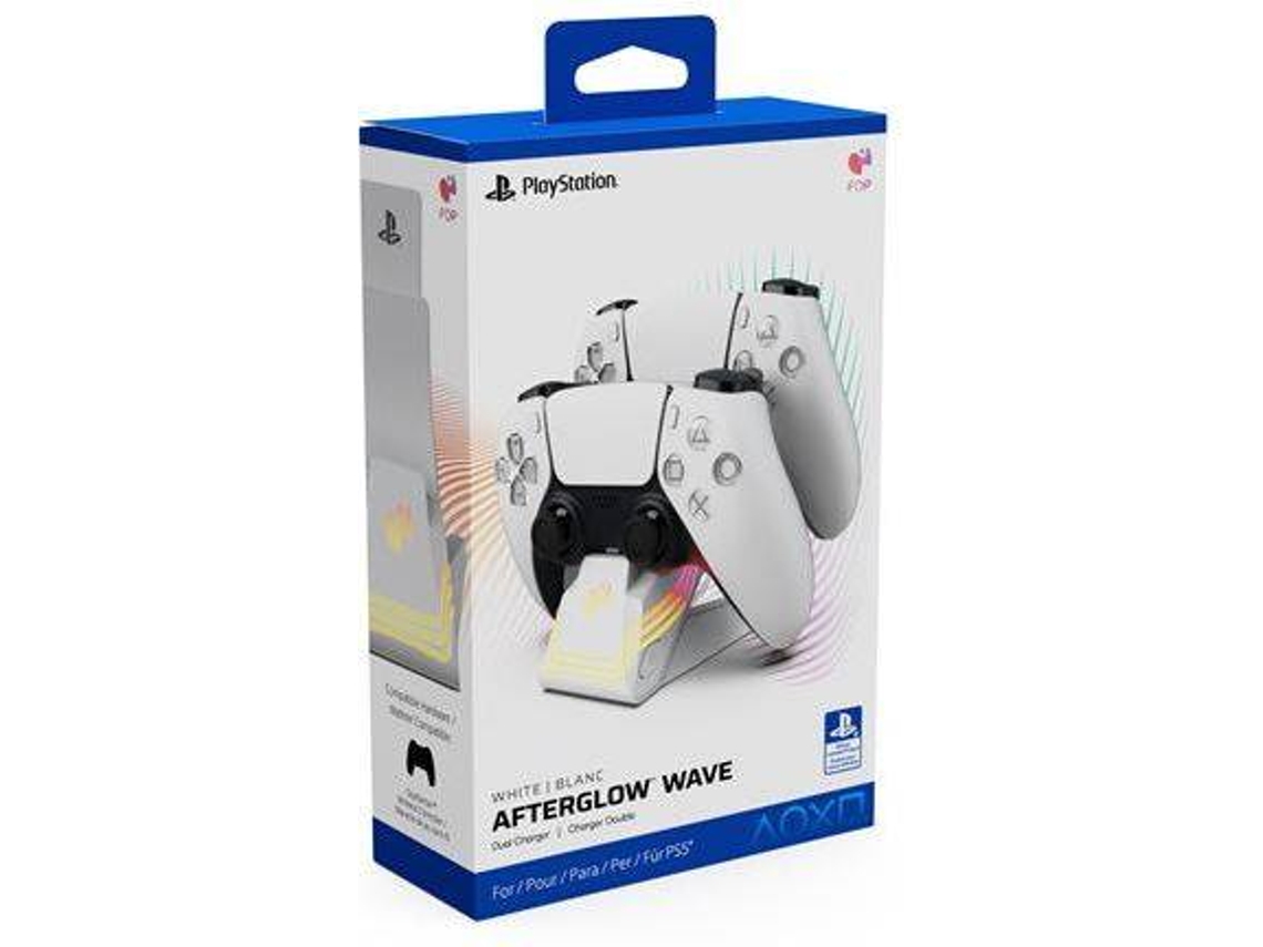 Soporte de Carga PDP para PS5 - Afterglow Wave (Blanco)