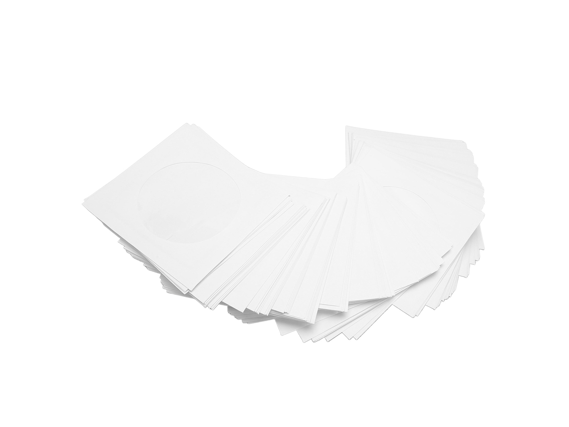 Vlrla-2026novo100 Fundas Para Cd Dvd Con Ventana Transparente