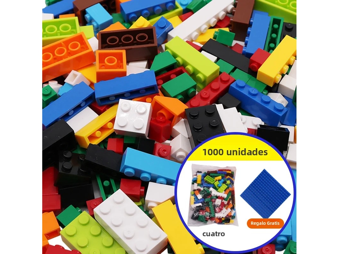 (edición Para Niños) Bloques De Construcción Creativos Diy De 1000 Piezas, Bloques De Construcción De Ciudad, Plástico Abs