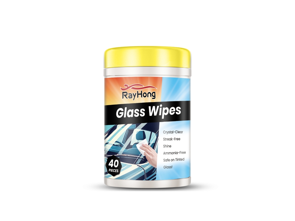 Toallitas limpiadoras para ventanas de coche