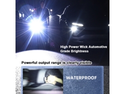 Linterna Led De Alta Potencia Con Doble Luz, Linterna De Camping Portátil Multifuncional De Aluminio.