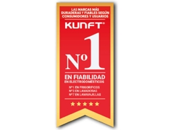 Lavavajillas KUNFT KDW4752N WH (12 Cubiertos - 60 cm - Blanco)