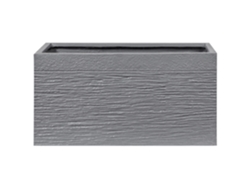 Maceta mediana BELIANI Myra de Mezcla de arcilla y fibras Gris 60x29x30