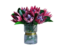 Ramo de flores artificiales modernas y sencillas, diseño imperial, imitación de flores flocadas, decoración para bodas.