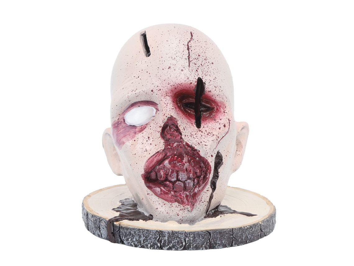 Estante De Almacenamiento De Cocina Decorativo Y Estable Multifuncional Con Diseño De Cabeza De Terror Para Cuchillos Y Decoración.