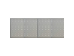 Paneles de pared perforados de acero DKD HOME DECOR (4 unidades, 40 x 58 cm)