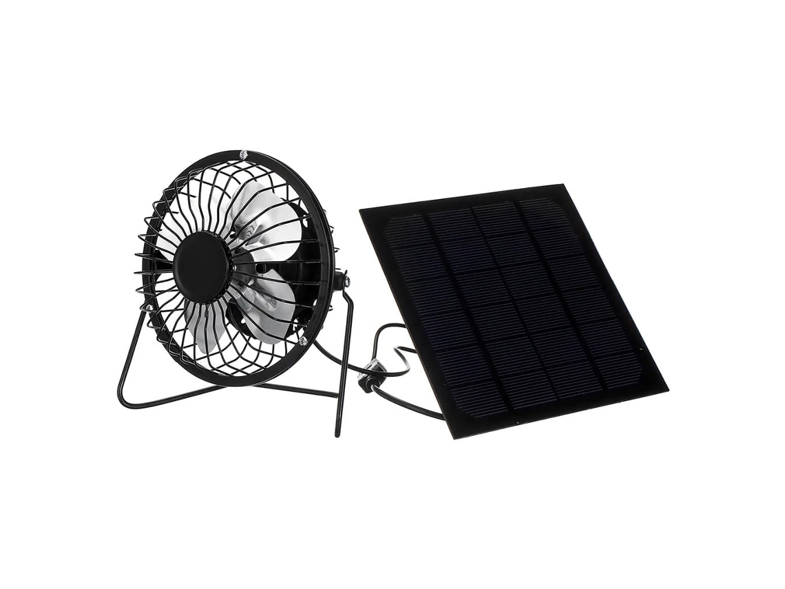 Ventilador Solar Usb De 5w Para Uso Externo.