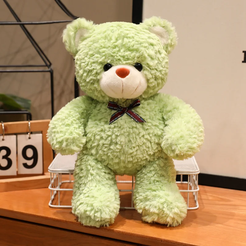 (verde 30 Cm) Oso De Peluche Realista De Dibujos Animados De 30 Cm
