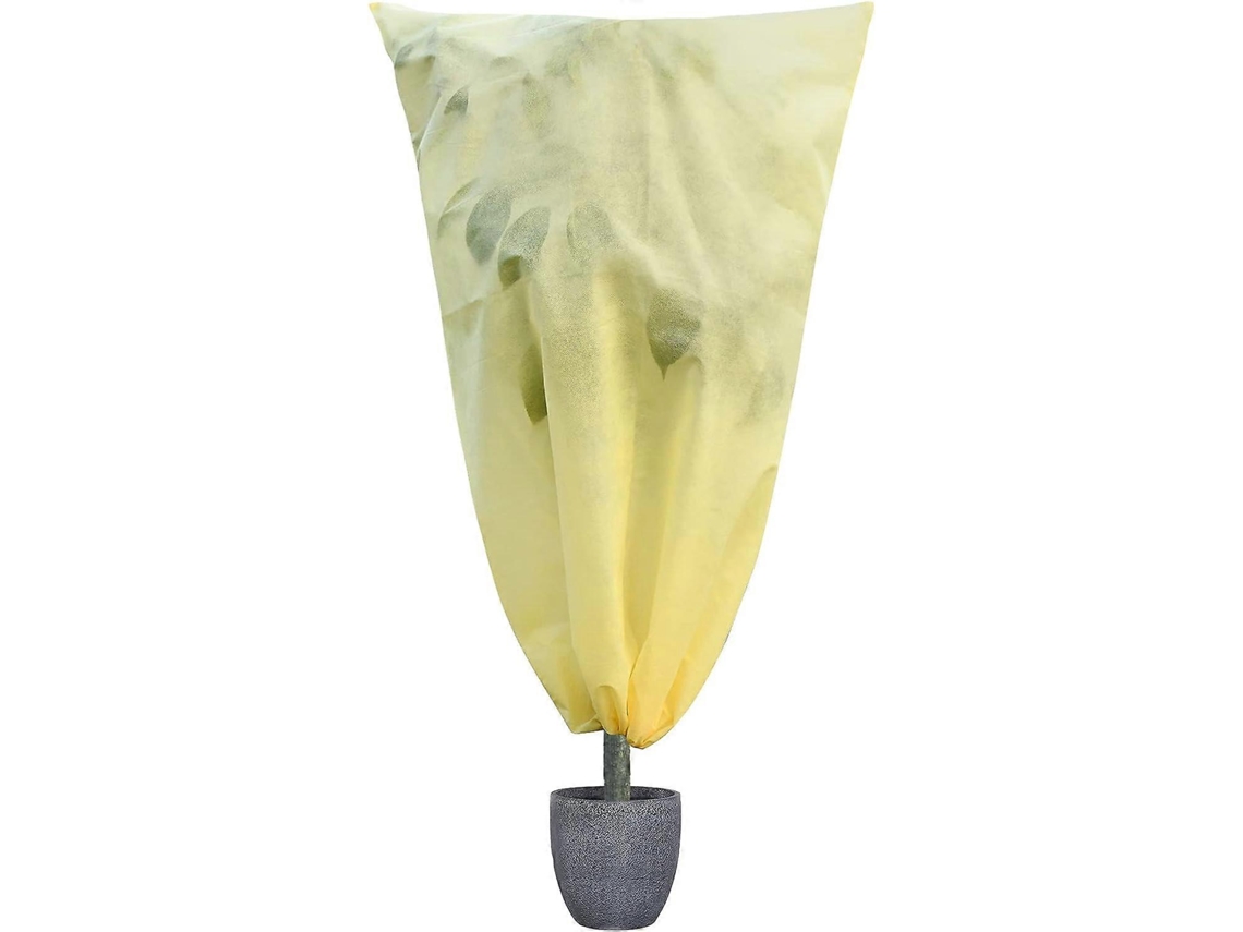 Cubierta de invierno para plantas con cuerda de fibra no textil