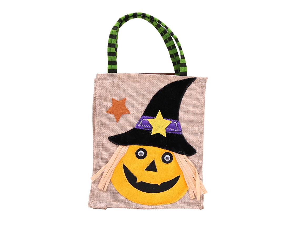 Bolsa de tela para guardar dulces de Halloween