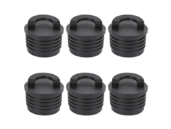 Omni-6 Tapões De Silicone Para Compartimentos De Kayak Botas Negras Tapão Universal Durável Impermeável