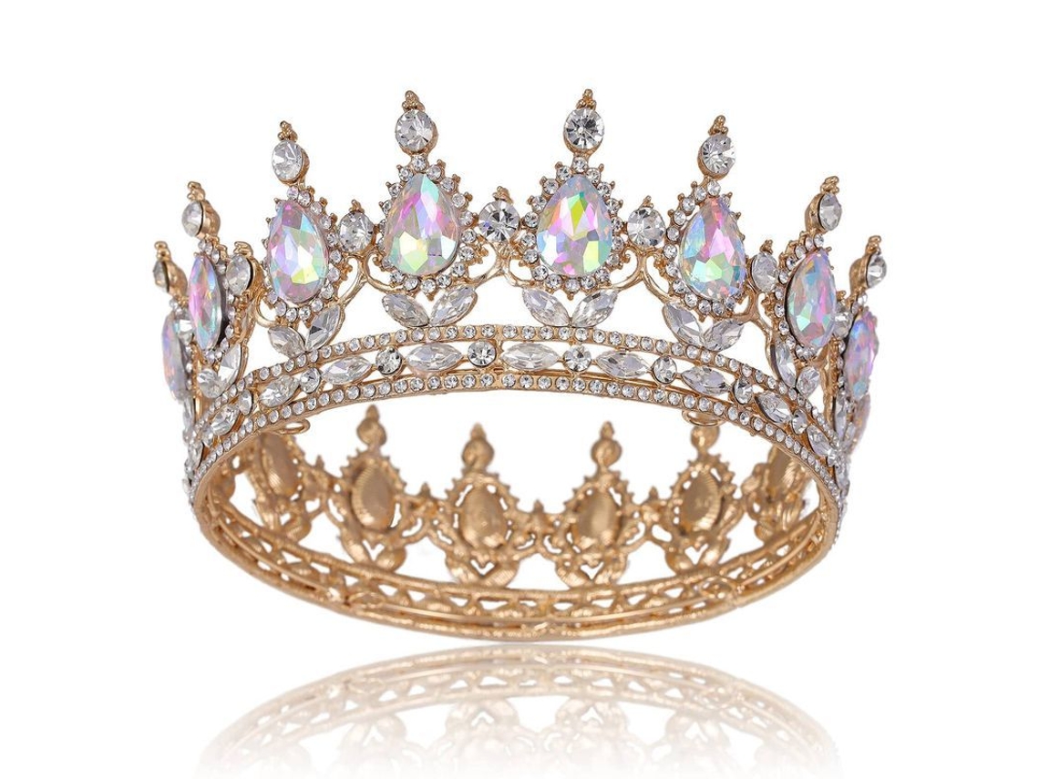Regalo Para El Día Del Niño: Coronas Y Tiaras De Princesa Para Niñas - Corona De Cristal, Cumpleaños
