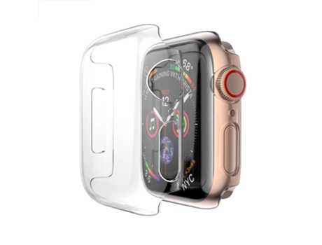 Carcasa de Reloj SLOWMOOSE para Apple Watch Screen Protector Cover Case Case Bumper (Tpu Clean - Série 38 Mm 1 2 3)