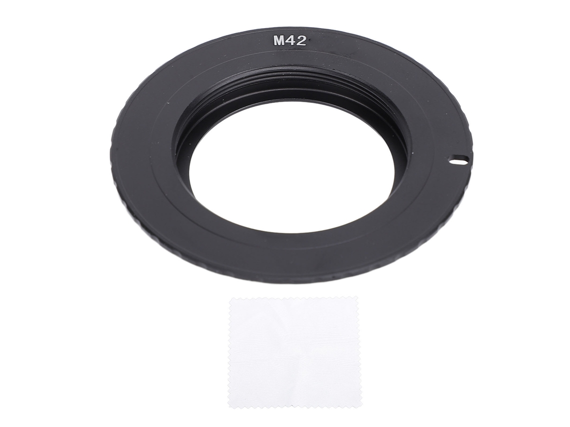 Anillo Adaptador De Montura De Objetivo M42 De Aleación De Aluminio De 42 Mm Para Cámaras Rebel 80d, 70d, 60d, 5d Y 7d Efs.